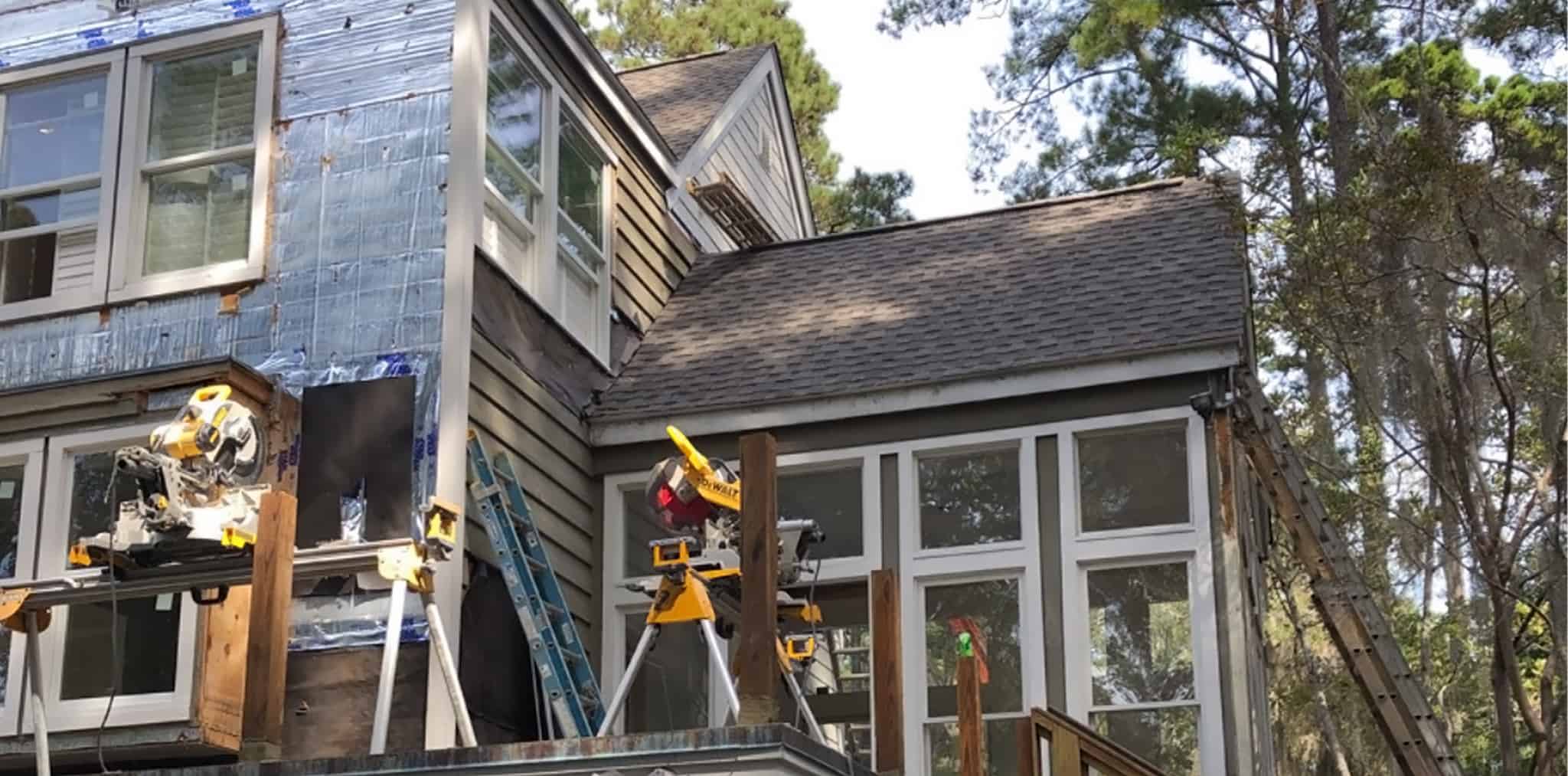 James Hardie fiber cement installation from Rennison Roofing